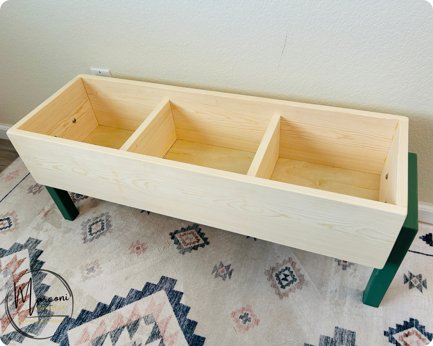 Wooden Book Bin - Large