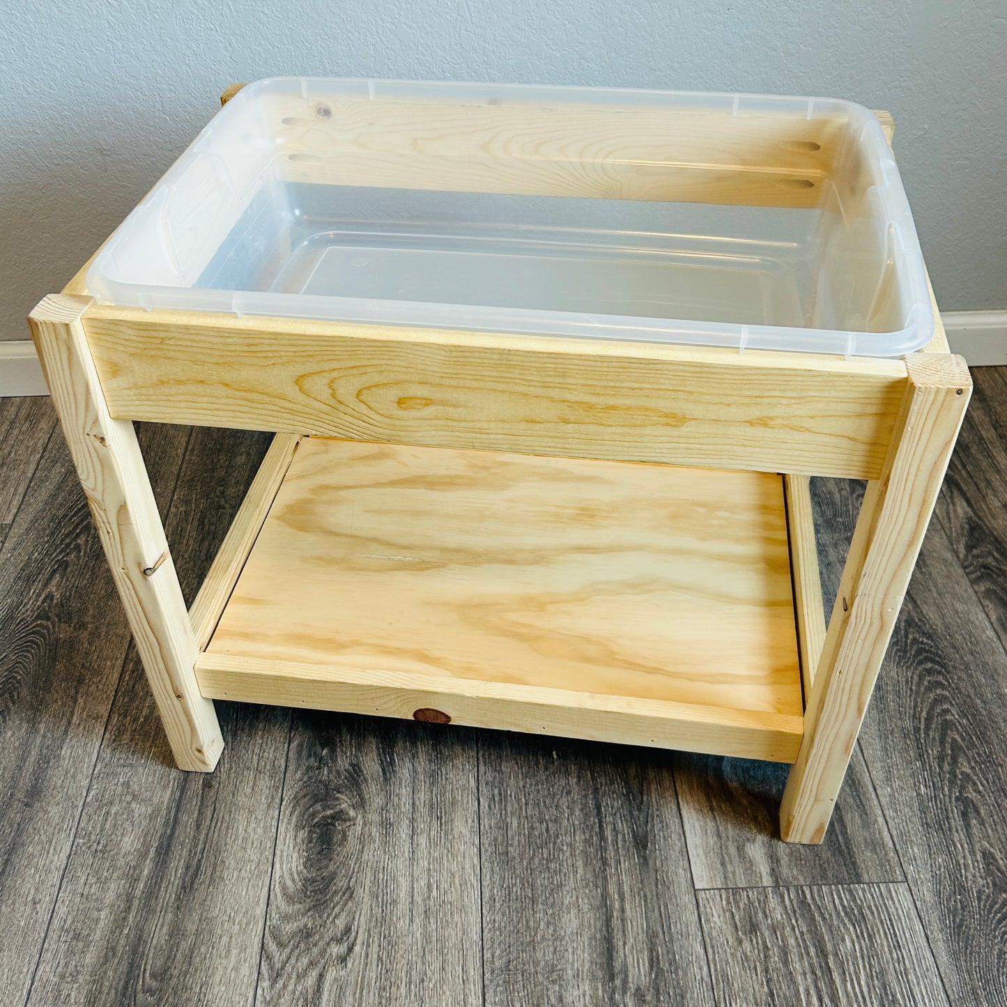 Sensory & Montessori Table with Shelf- 28 qt