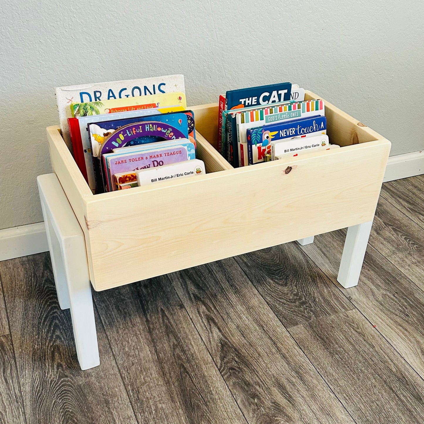 Wooden Book Bin - Small