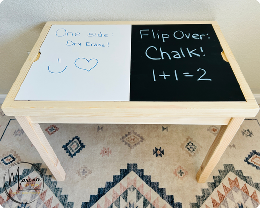 Sensory, Montessori, Activity Table Double - NOW with Ikea Trofast Bins