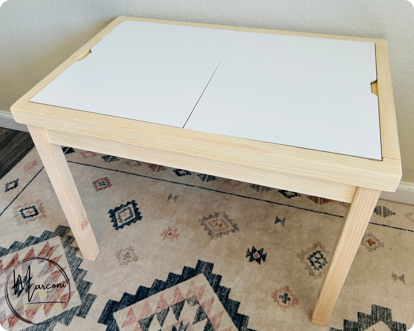 Sensory, Montessori, Activity Table Double - NOW with Ikea Trofast Bins