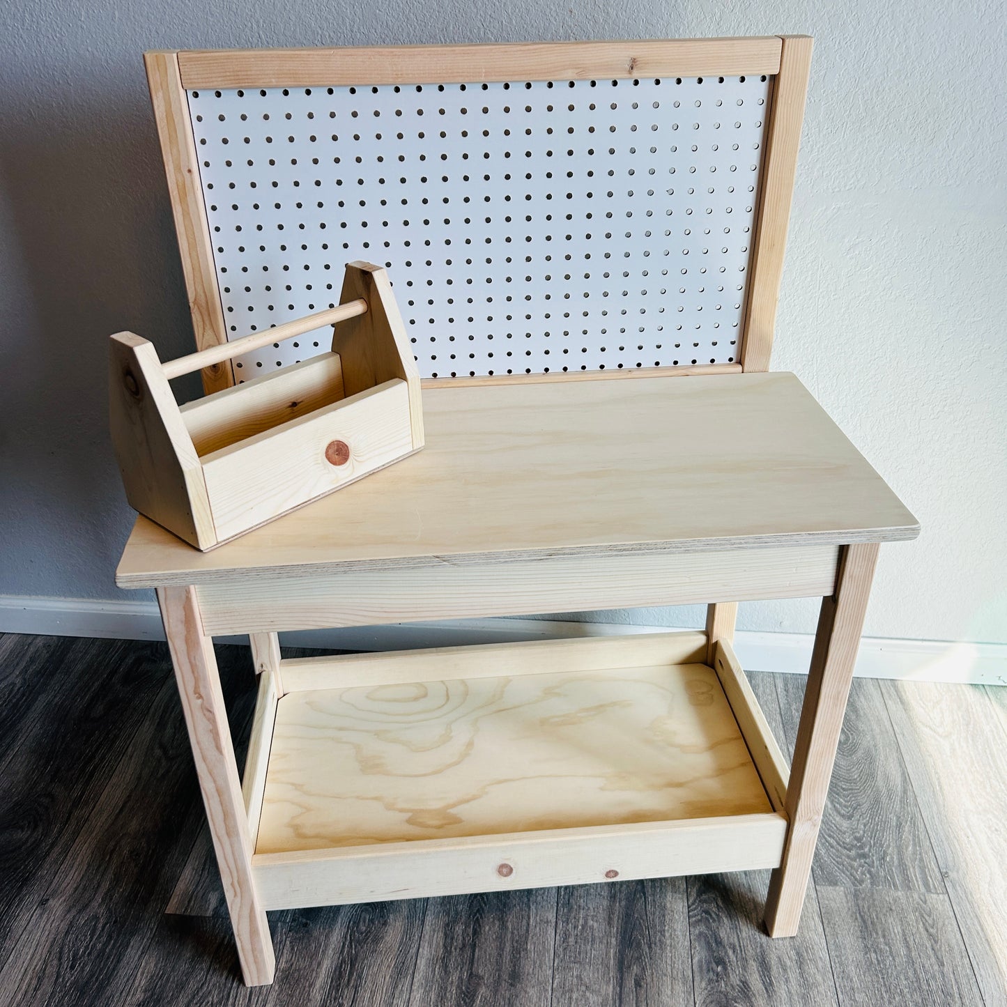 Kid's Wooden Work & Tool Bench