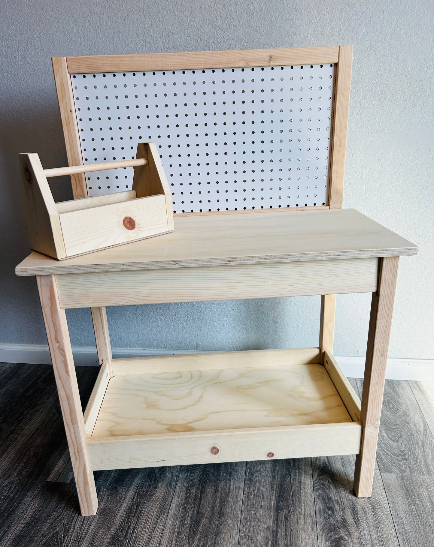 Kid's Wooden Work & Tool Bench