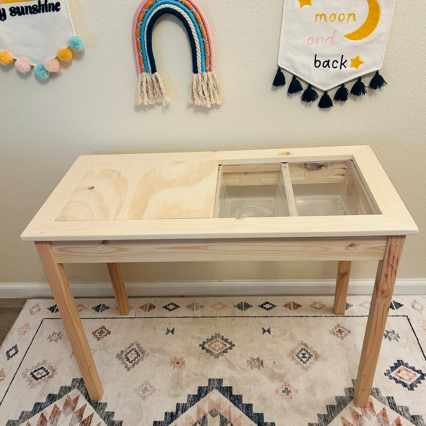 Sensory & Activity Table - 4 Bins