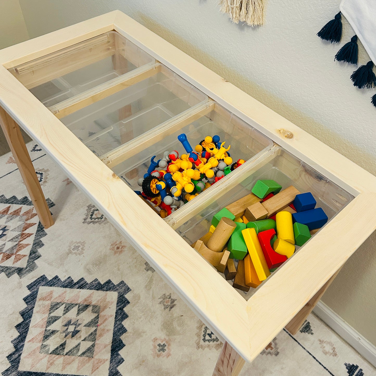 Sensory & Activity Table - 4 Bins