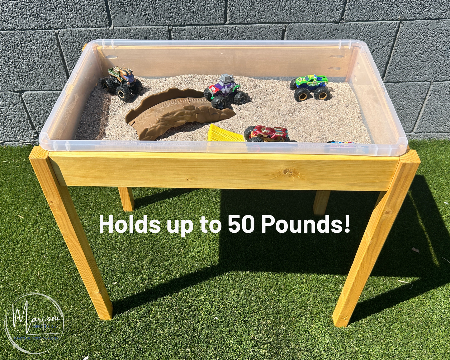 Outdoor Sand & Water Sensory Table - 41qt