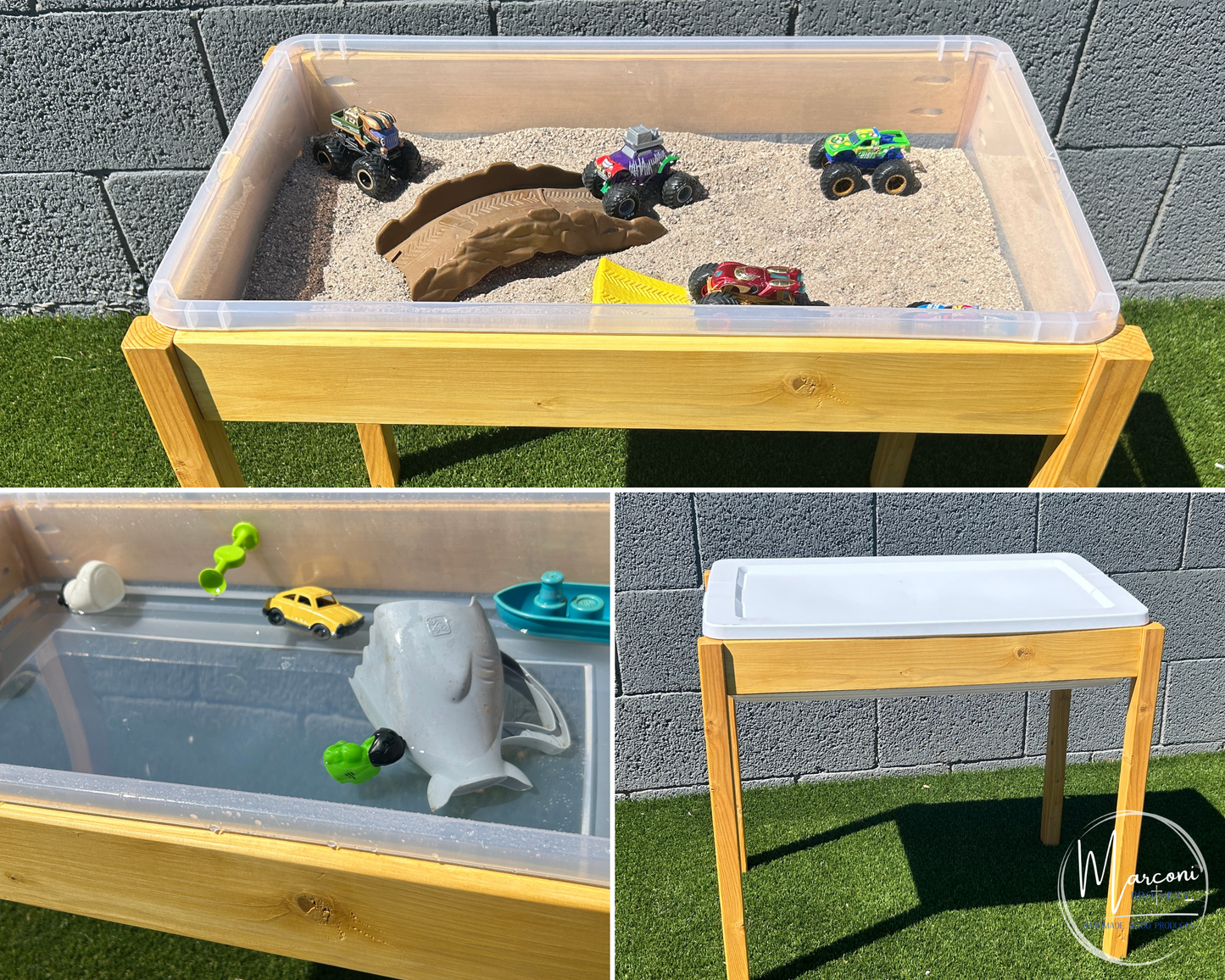 Outdoor Sand & Water Sensory Table - 41qt
