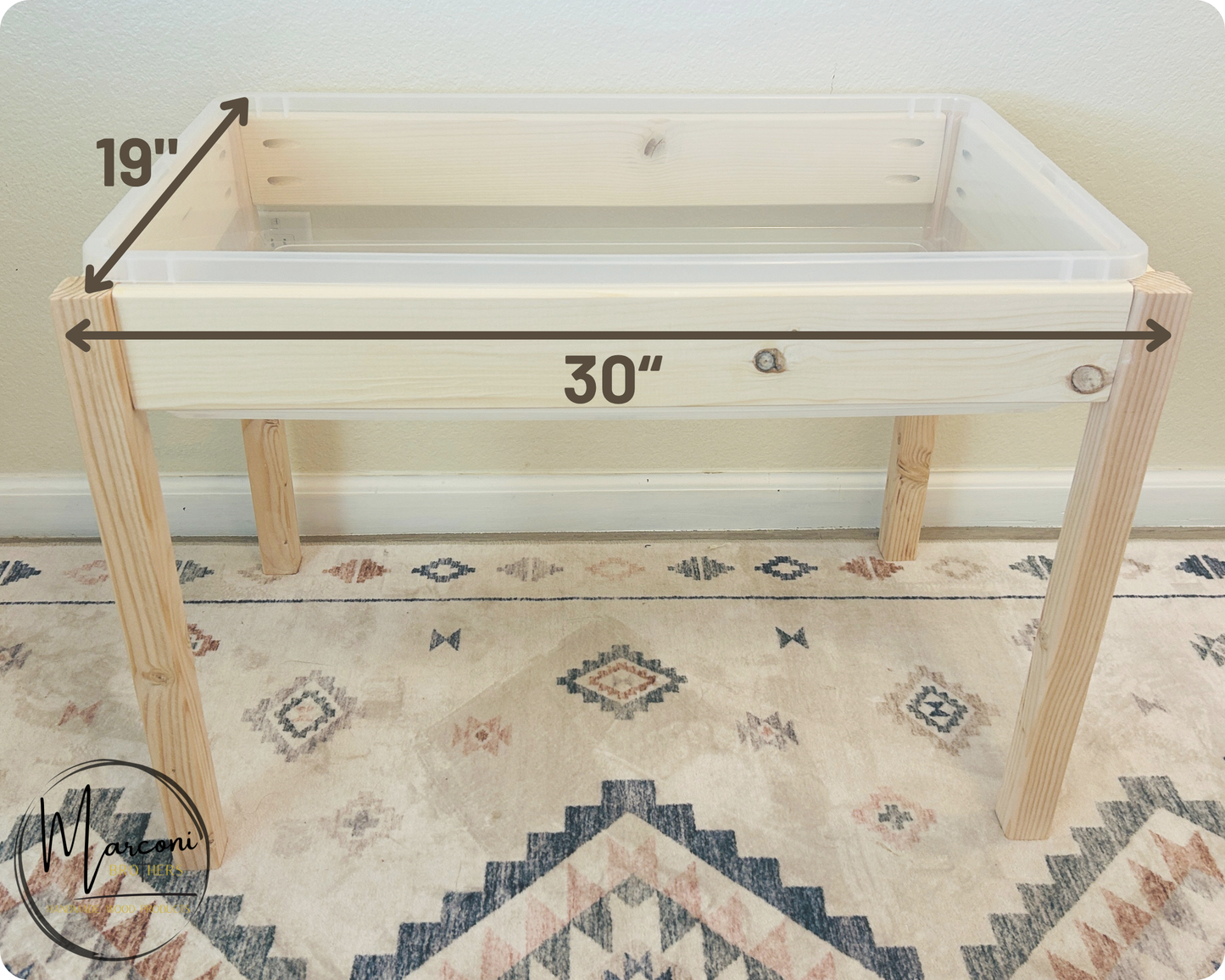 Children's Sensory & Play Table - 41qt